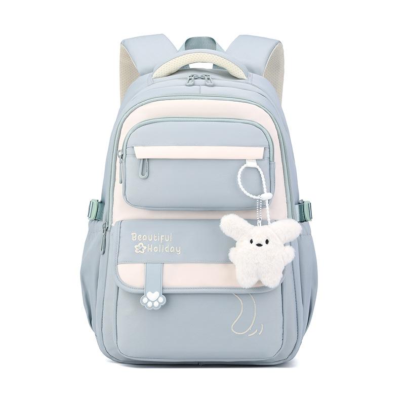 Middle School Backpack for Girls Large Capacity Bookbag Lightweight Fashion Student Backpack Simple Modern School Bags for Teens
