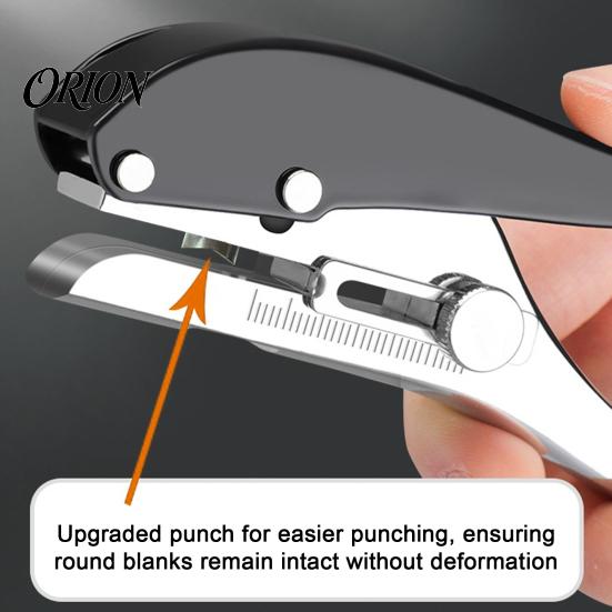 Precision Drilling Hardware Single Hole Puncher, Adjustable 3 in 1 Edge Woodworking Tool, Three One Carpentry Pliers Handheld Punching Machine for DIY