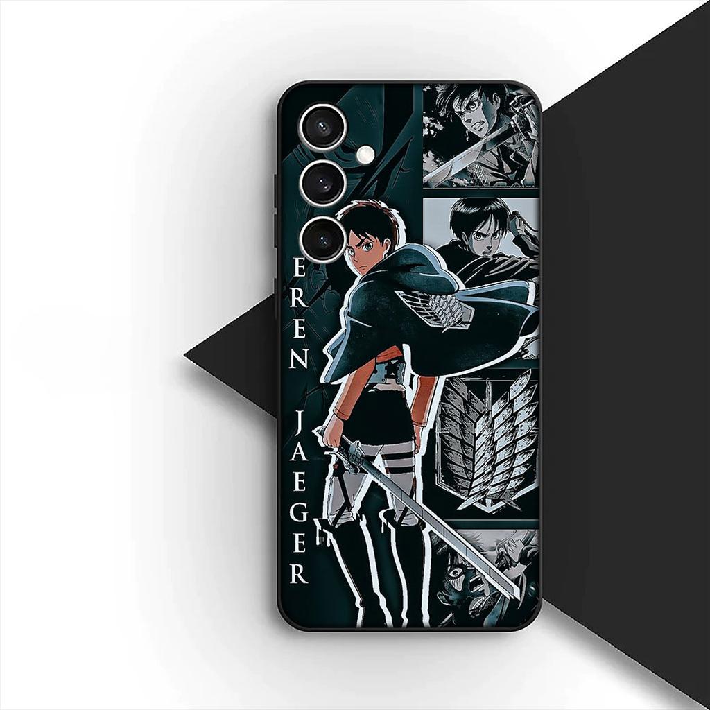 Cover for Motorola Moto G55 G45 G75 G85 G35 Edge 50 30 Fusion 40 NEO Ultra Pro Phone Case Comics Attack on titan levi Eren