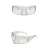 Y2k Futuristic Sunglasses Adult Unisex Carnivals Nightclub Taking Photo Glasses Subculture Sunglasses Sunproof Supplies