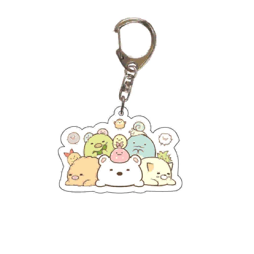 Corner Creatures Acrylic Anime Keychain Pendant