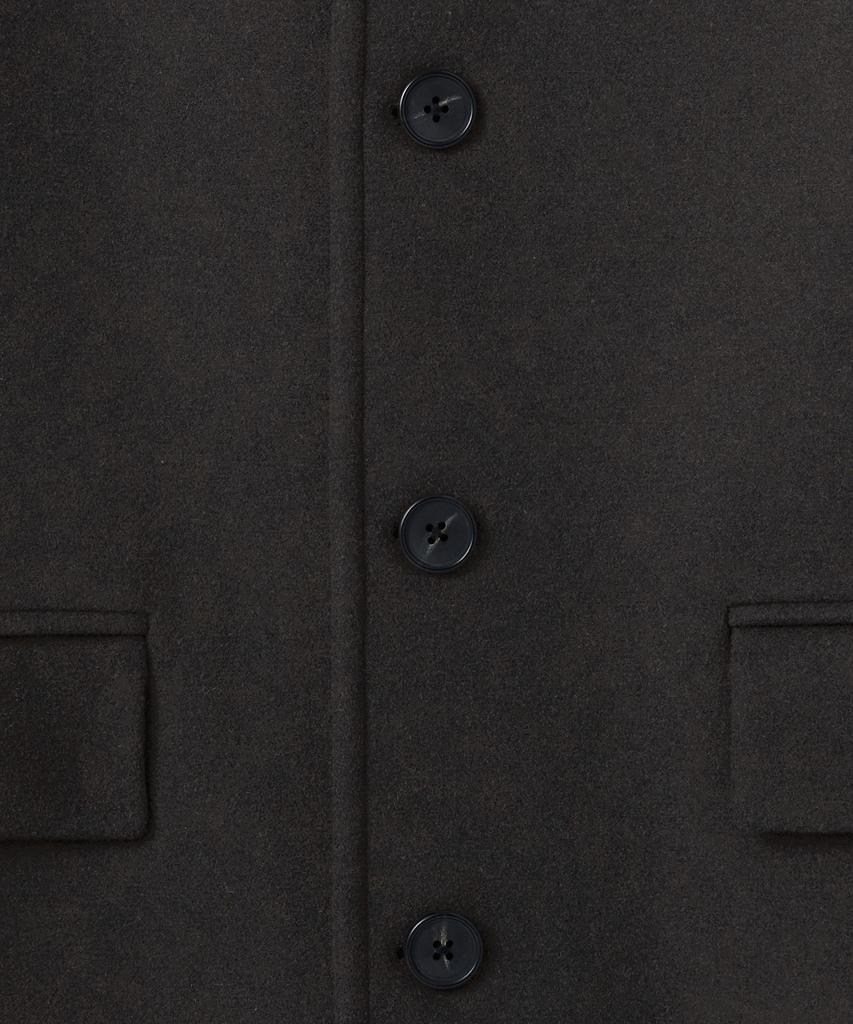 Musinsa Standard Wool Blend Oversized Car Coat [Gunmetal]