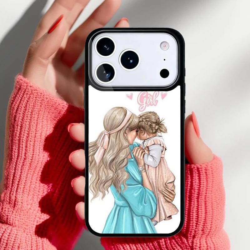 Fashion Super Mom Phone Case for iPhone 17 16 15 14 13 Pro Max Back Cover for 12 11 Pro Coque