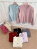 KANING Autumn Loose Fit Cable Knit Cardigan - Soft, Gentle Style