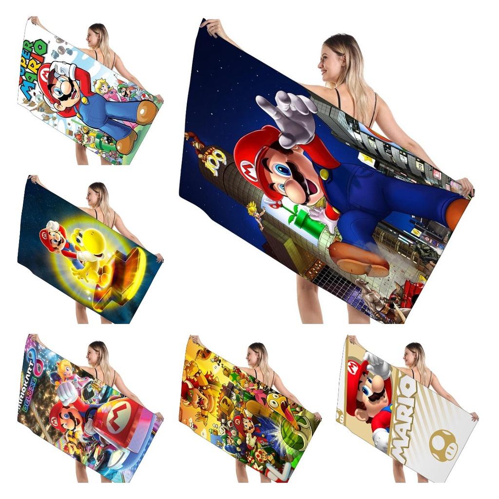 Children's Mario Beach Towel Super Soft And Absorbent!