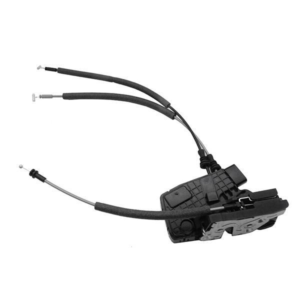 Schwarzer Metall- und Kunststoff-Türschloss-Aktuator vorne rechts