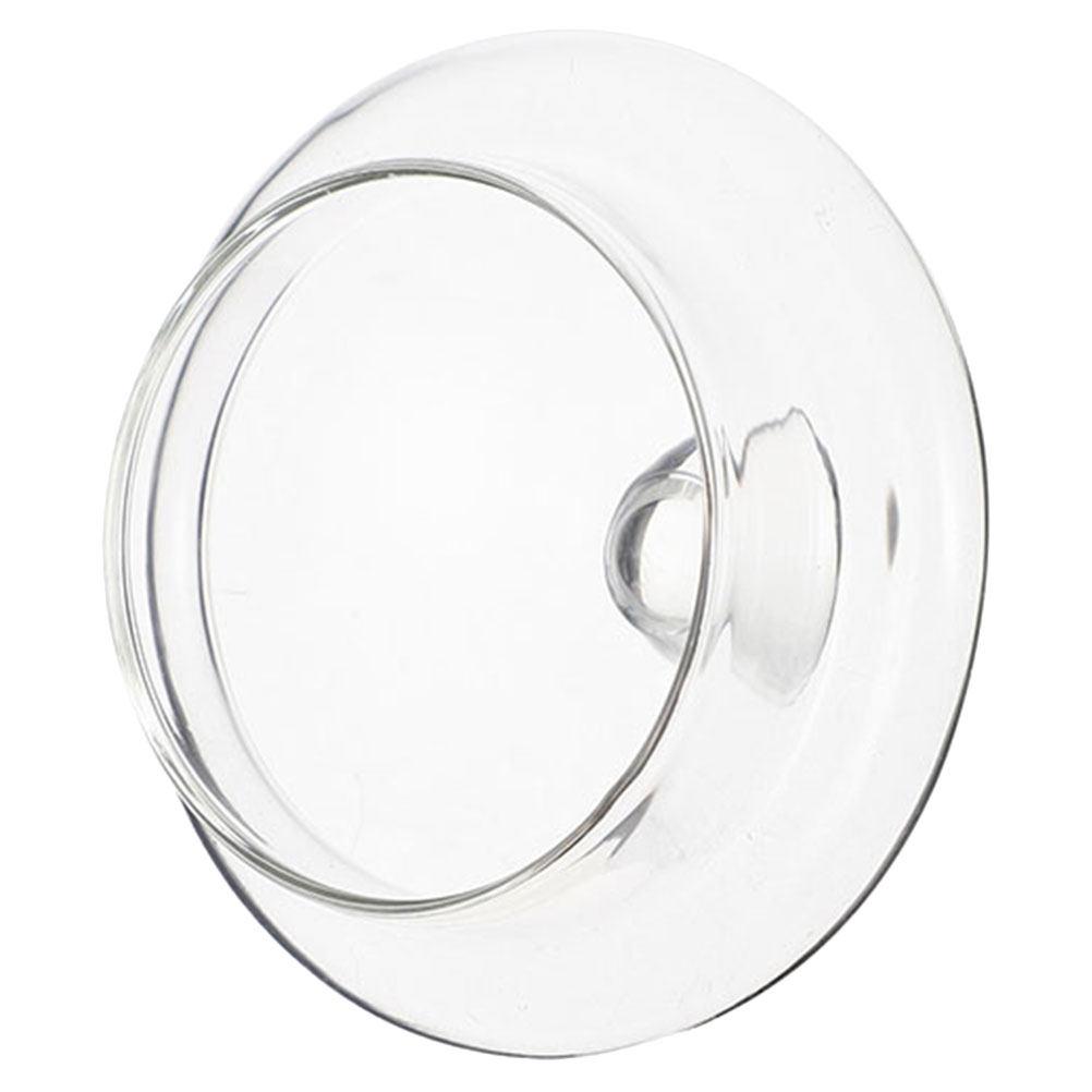 Coperchio di ricambio per bollitore da tè in vetro, coperchio trasparente resistente al calore per teiera, non richiede installazione, bordo liscio, teiera