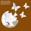 4pcs 3D Butterfly DIY Mirror Wall Sticker Aesthetic Room Decor Stickers Decal Bedroom Bathroom Home Decor Treandy Wall Decor