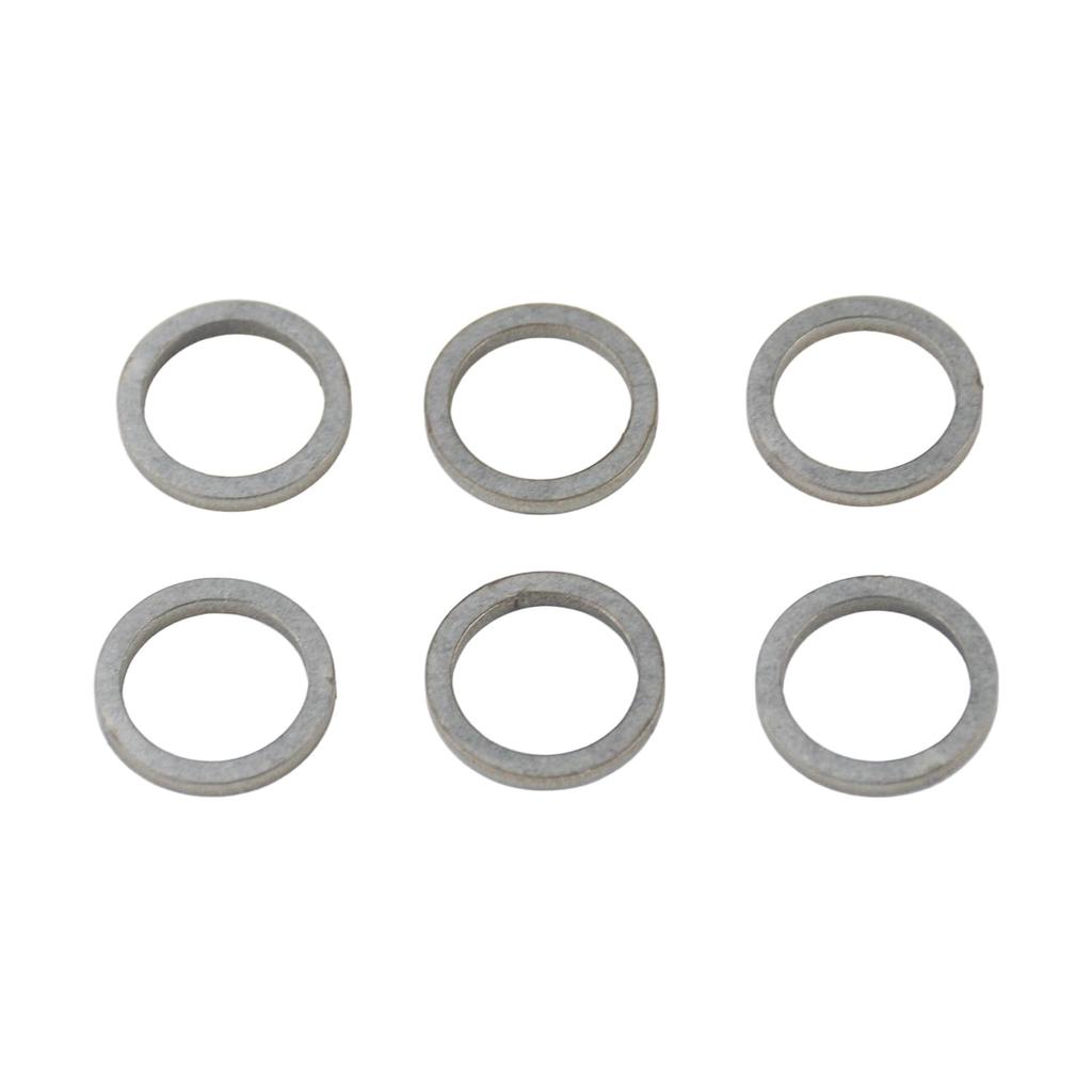 6pcs 90430-14M09-00 90430-14228-00 Engine Oil Drain Plug Gasket Compatible with Yamaha Outboard F100 F115 F150 F15 F20 F25 F30 F40 F50 F60 F70 F80