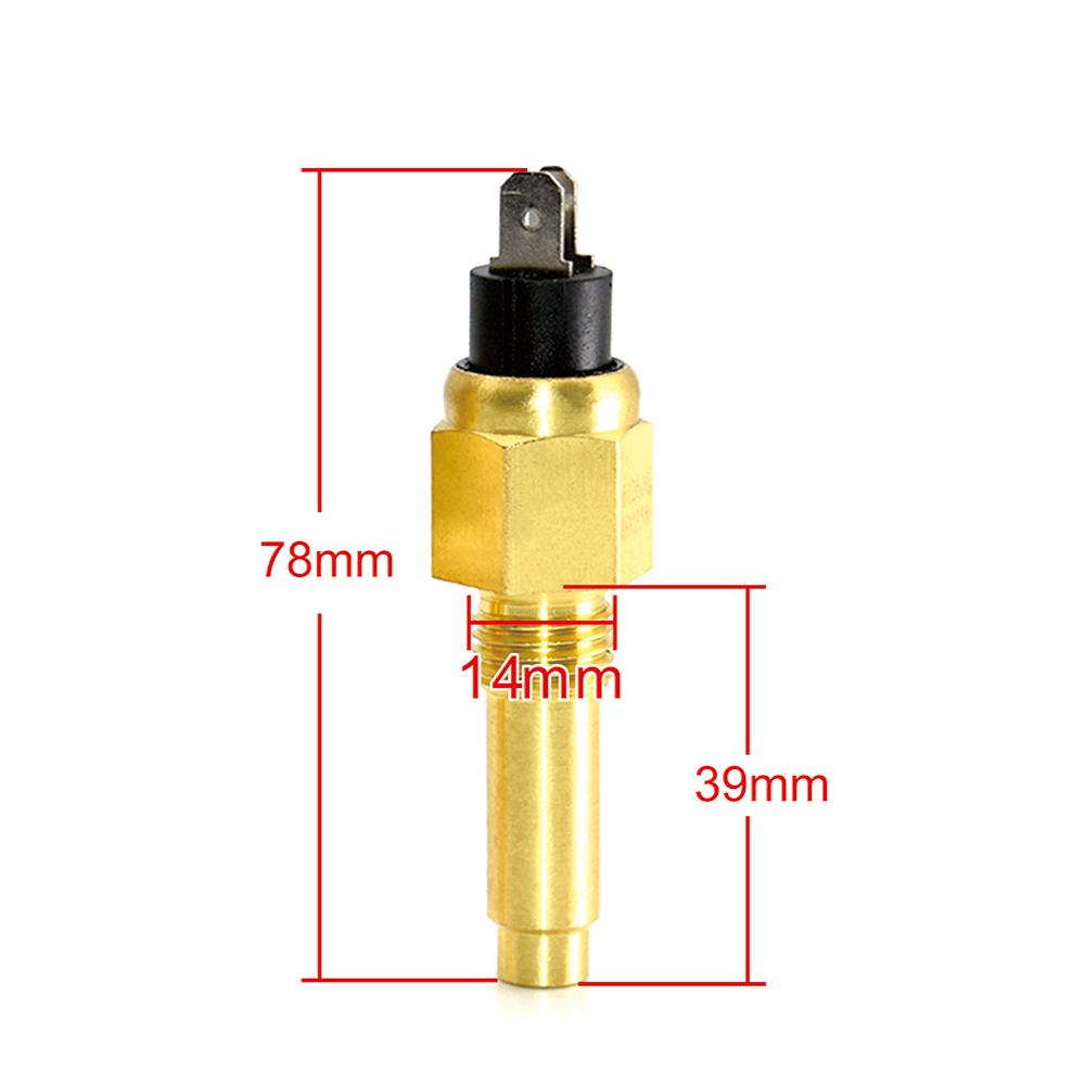 Universal vanntemperatursensor 3/8NPT 1/2NPT Vdo-måler Vdo-vanntemperatursensor 14MM 17MM 21MM for bilbil lastebilbåt