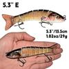 Balıkçılık Lures Swimbait Crankbait Yem Bas Alabalık Crappie Muskie Yayın Balığı Olta Gerçekçi Balık