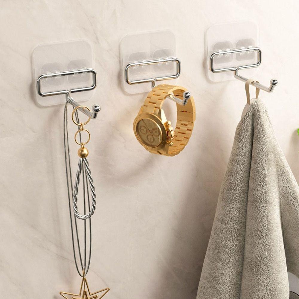 

Stainless Steel Wall Hanger Hook Punch/Punch Free Hanging Rack New Clothes Hook Home