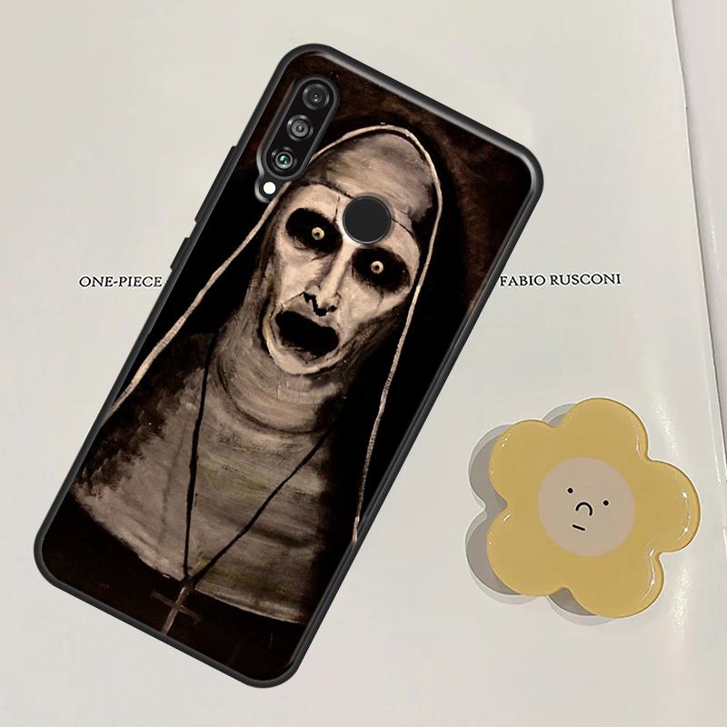 

The Nun Valak Horror For Huawei Nova 11 9 10 SE Y60 Y70 Y90 Y61 Y91 Nova 3i 7i 8i 11i P20 P40 Lite P30 Pro Case Huawei P40 Lite 4G