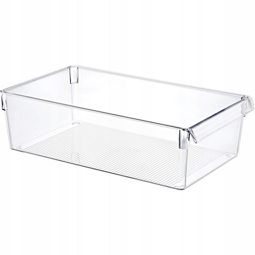 Organizer Do Lodówki Pojemnik Plastikowy Transparentny 36X20,5X10 Cm 1Szt