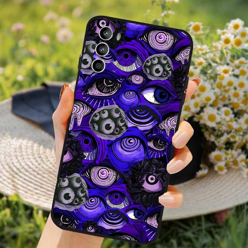 Phone Case For Xiaomi Poco C71 15T 14T Pro Redmi Note 15 14 14 13 Pro Redmi A5 15C 13C Trippy Blue Alien Eyes