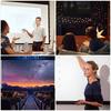 120 Inch Portable Metal Projector Screen AntiLight Movie Screen 16:9 3D 4K 1080P HD Foldable