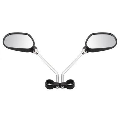 1 Pair Bicycle Rearview Mirror Degree Adjustable Riding Convex Reflective Safety Glass Rear View