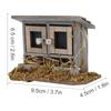 Garden Miniature Chicken Coop Hen House for 1/12 Doll House Accessories