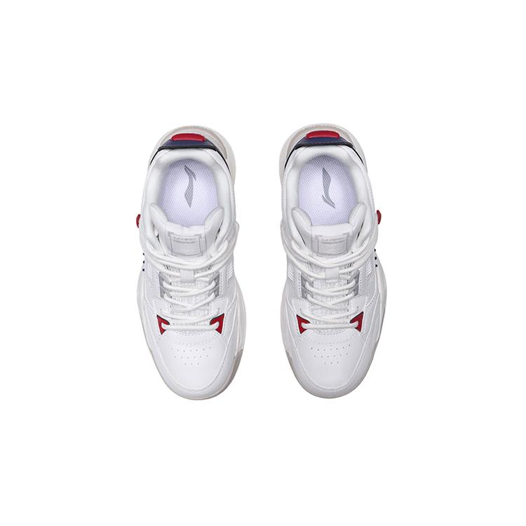 Li Ning Cuir synthétique, amorti en cuir artificiel, antidérapant, résistant à l'abrasion, tige basse AGBR022-2