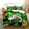 Funda nórdica con dibujos animados 3D de Ben 10 y funda de almohada, juego de cama individual, doble, individual, matrimonial, queen y king, para decoración de dormitorio
