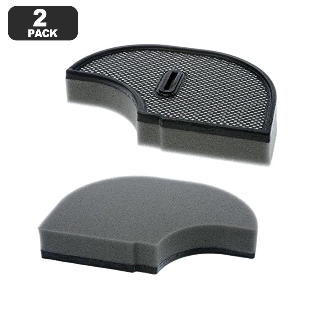 Captures Fine Dust Vacuum Foam Filter Easy To Clean 2 PACK