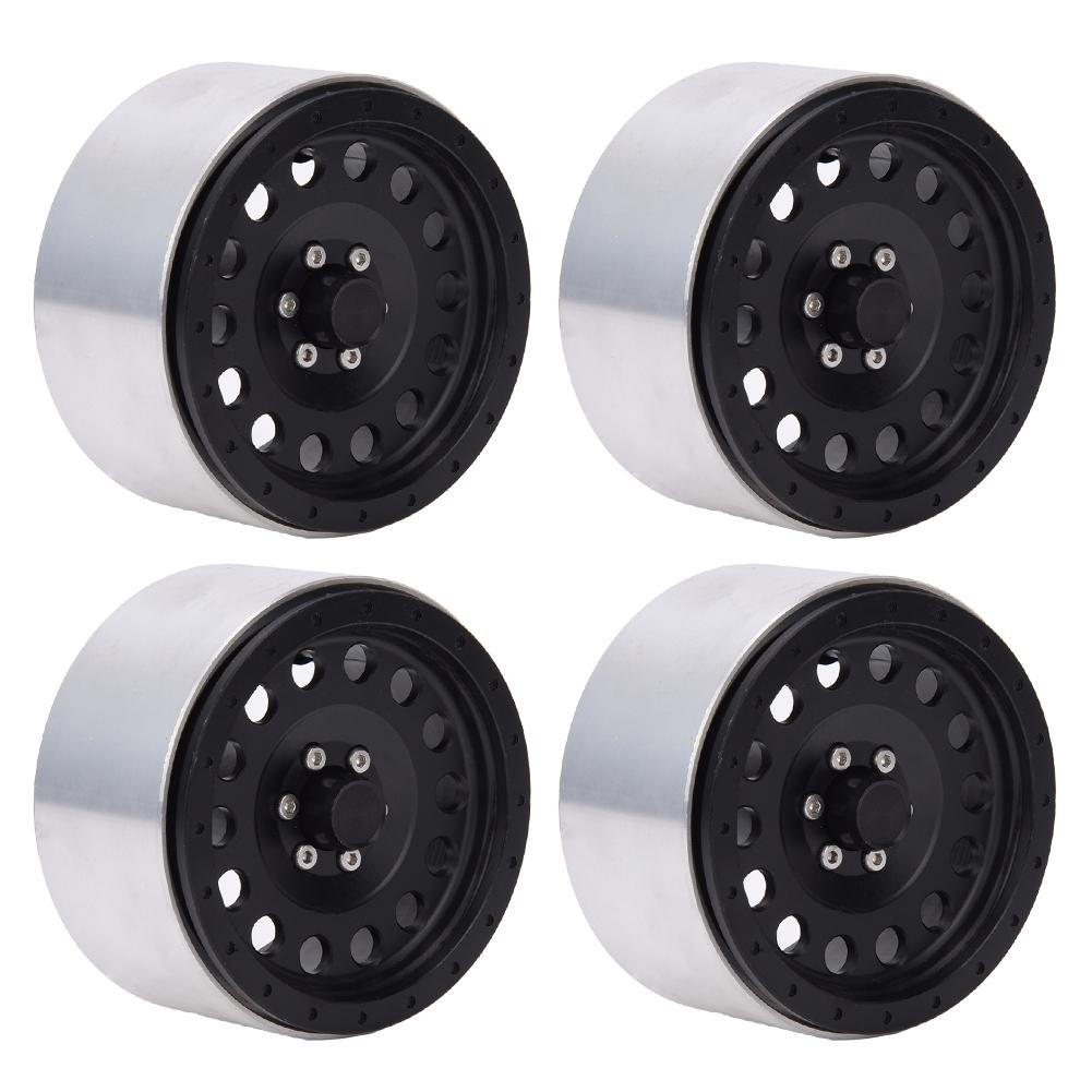 

4pcs 2.2inch Aluminum Alloy Wheel Hubs for 1Celsius10 Scale RC Car Accessory Hole Type