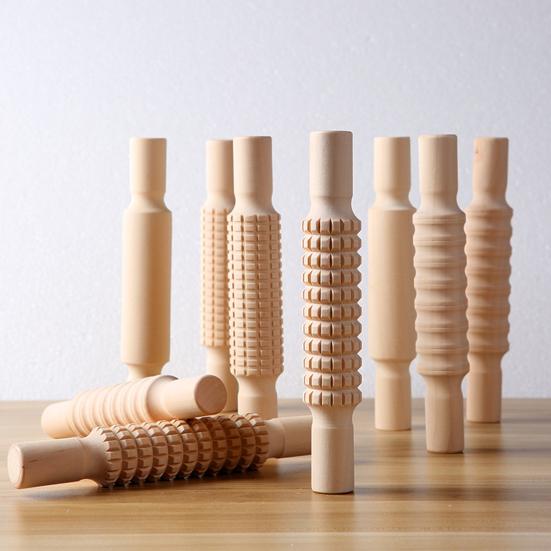Shin Conditioning Muscle Roller Stick Muay Thai Kickboxing MMA Liposuction Wooden Rolling Pin Muscle Sore Therapy Athletes Lymphatic Body