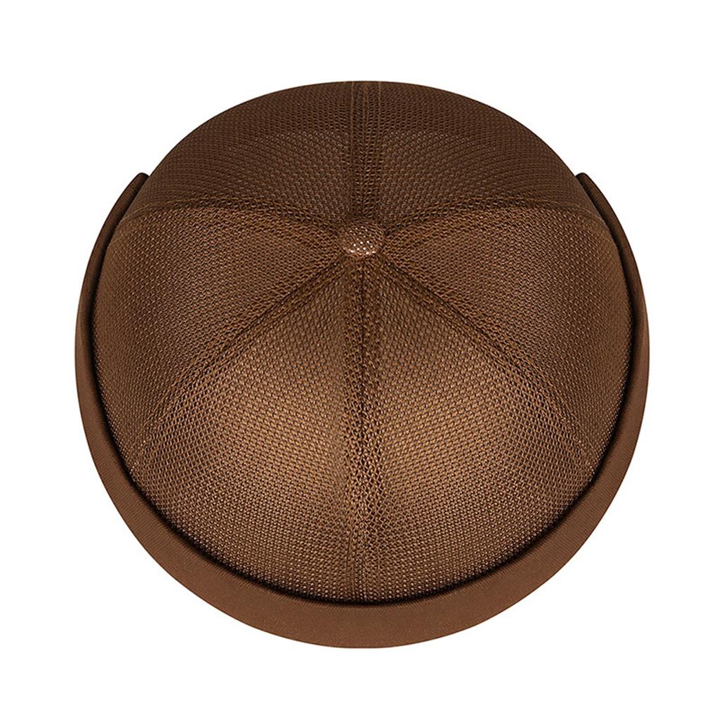 Vintage Beanies Hat Punk Casual Hat Hip Hop Caps Brimless Hat Adjustable Breathable Skull Hat for Female Male