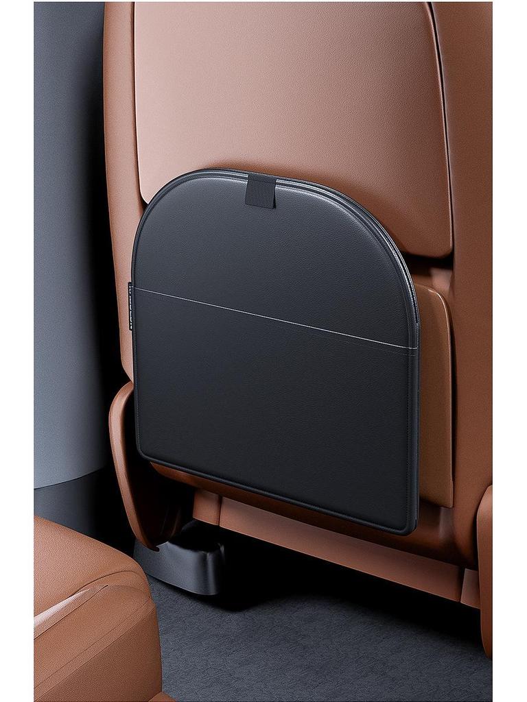 Hanging Car Trash Bag and Organizer – Multifunctional, High-End, Anti-Kick Design for Back Seat Storage