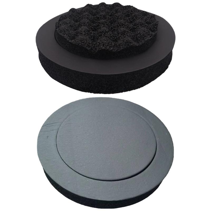 Soundproof Speaker Baffle Door Speaker Fast Rings Bass Blocker Door Trim Sound Insulation Rings 6.5" Speaker Enhancer