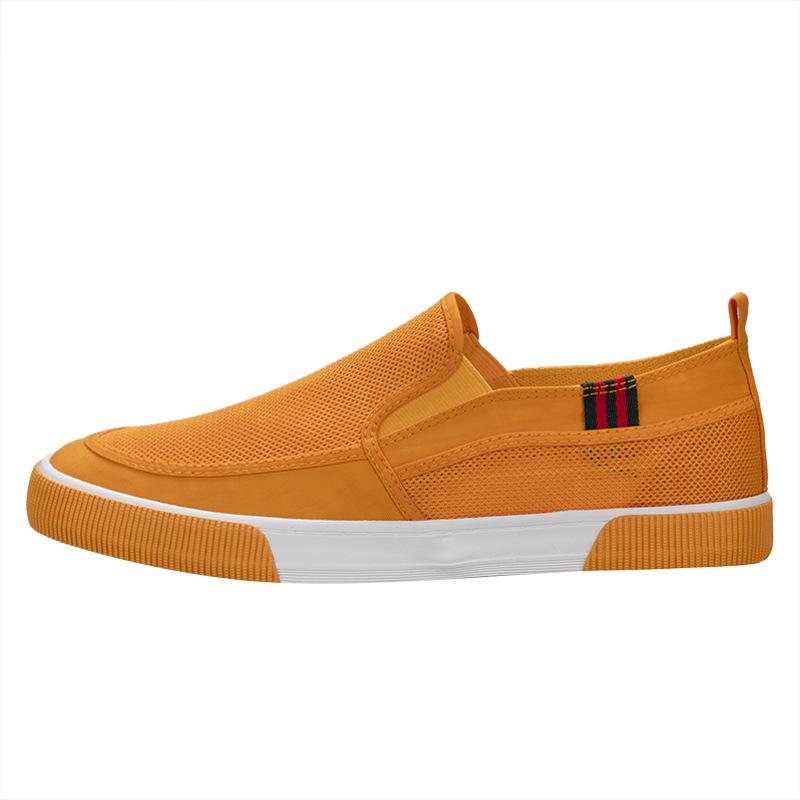 New Summer Men's Shoes Korean Style Trendy Shoes Breathable Canvas Shoes One-foot Lazy Shoes Casual Shoes Breathable Board Shoes