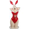 Christmas Santa Sexy Bunny Cute Santa Santa Claus Performance New Year Cultural Red [SENMHS] Cosplay, Girl, Bunny, Rabbit, Costume, Costume, Clothes,