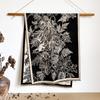 Elegant Floral Jacquard Pashmina Shawl for Women Winter Thick Warm Double Sided Tassel Design Coldproof Windproof Blanket Scarf