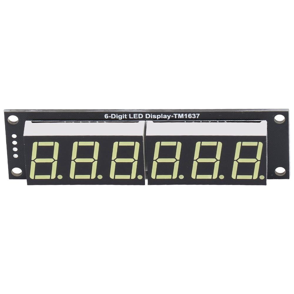 6 Digit 7 Segment Display Module TM1637 Digital Tube Module LED Display Digital Tube  Clock
