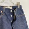 THE SHINZONE Indigo Center Press Cotton Denim Pants 18AMSPA08 Bottoms 36 blueUsed