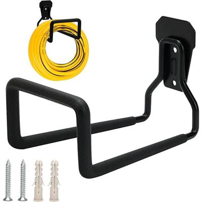 Heavy Duty Garden Hose Hanger Wall Mount, Metal Water Hose Holder,Outdoor Garden Hanging Hook Organizer for Garden Hose,Ropes,Expandable Hose