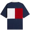Tommy Hilfiger Cotton Plain Knit Trendy Back Flag Logo Loose Short Sleeve Polo Shirt Men tops MW0MW42751