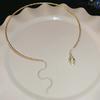 Clothing Accessories Crystal Snake Necklace Fashion Jewelry Snake Choker Pendant  Birthday Gifts
