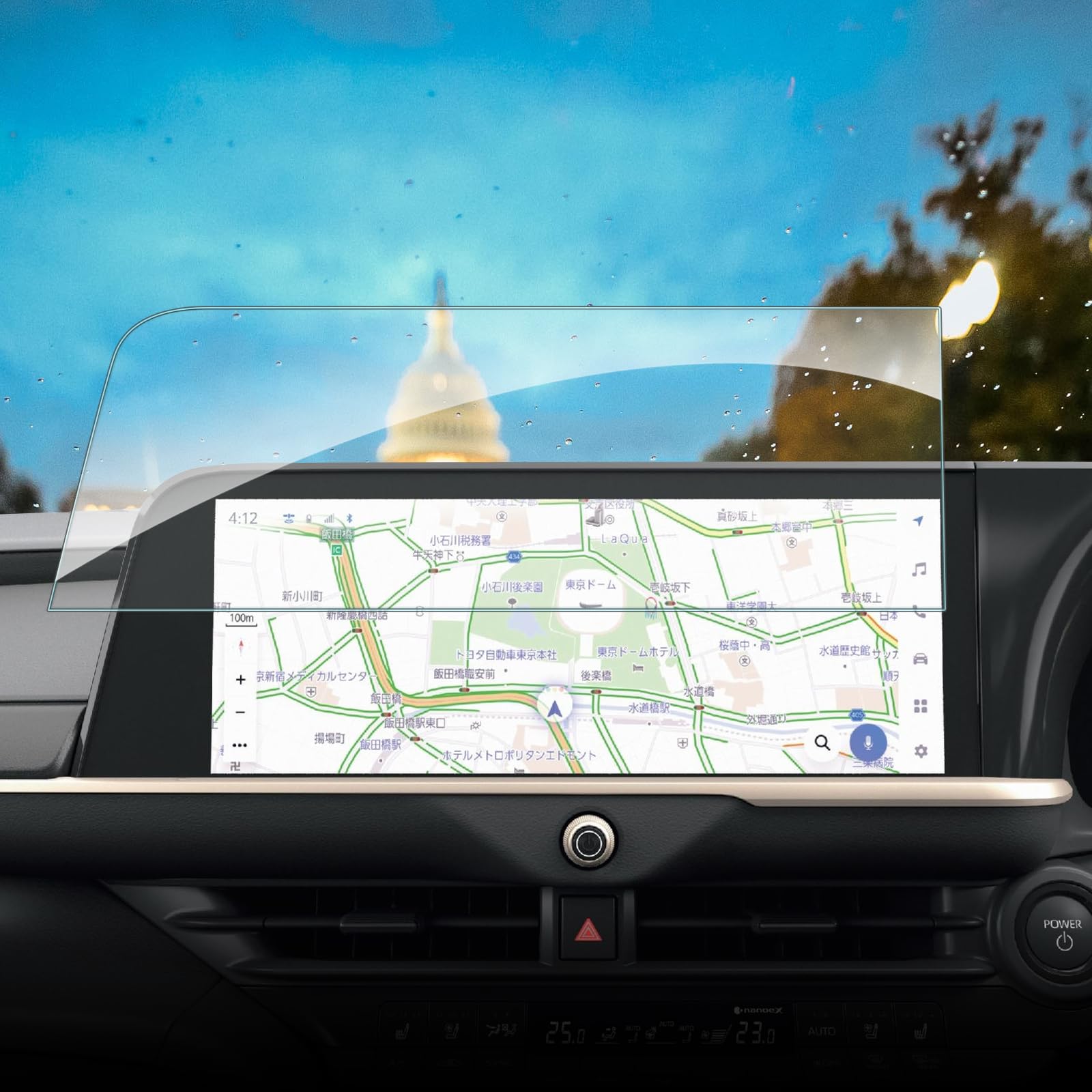 

SHAOHAO Защитная пленка из AG-стекла для навигационного экрана 35 Toyota Crown Crossover Daihatsu Atrai Toyota Crown Estate Easy Custom Запчасти для Toyota Crown