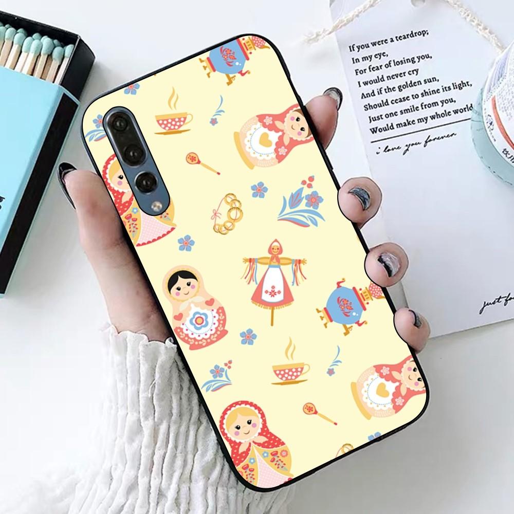 Russian Dolls Matryoshka Phone Case For Huawei P 8 9 10 20 30 40 50 Pro Lite Psmart Honor 10 Lite 70 Mate 20lite