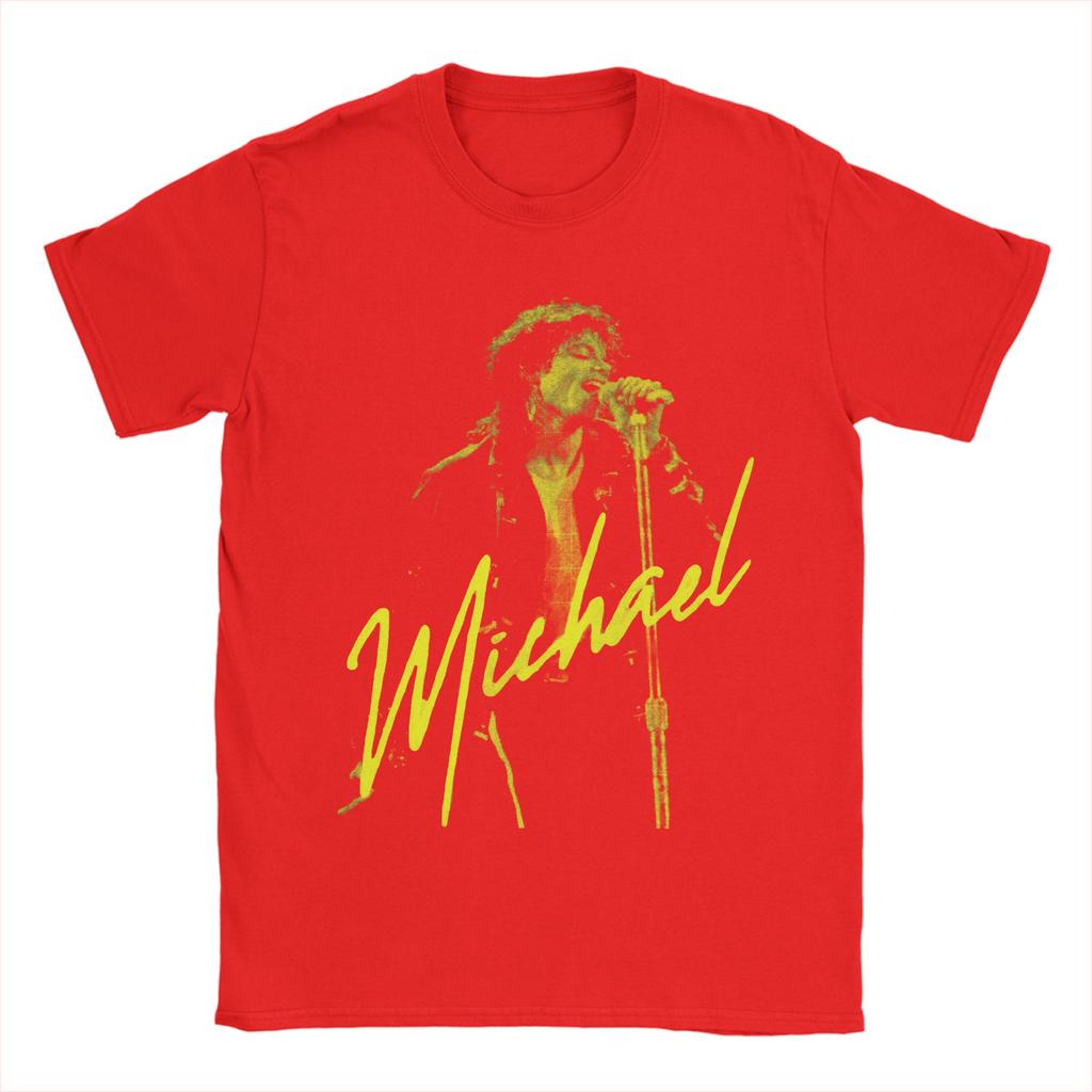 Unisex  MJ Michael Jackson T Shirt  Cotton Clothing Vintage Short Sleeve Crew Neck Tees Birthday Gift TShirt