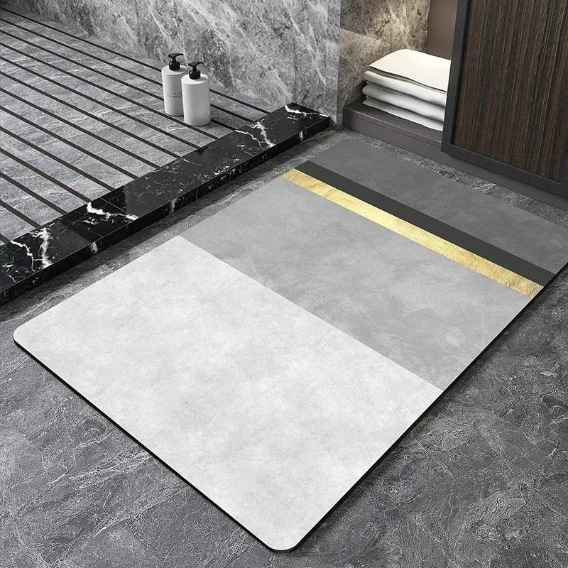 Colorful Geometric Texture Door Front Mat Decoration Home Bathroom Floor Mat
