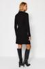 Women's Style Bottom-Top Set Clothes Black Crop Pocket Detailed Mini Skirt Knitwear Bottom-Top Set