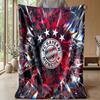 Bayern Munich Theme Blanket Soft Flannel Blanket Plush Throw Blanket Cozy Sofa Bed Blanket for Home Decor