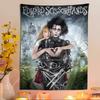 Movie EEdward SScissorhands Colorful Tapestry Wall Hanging Bohemian Wall Tapestries Mandala Wall Hanging Sheets
