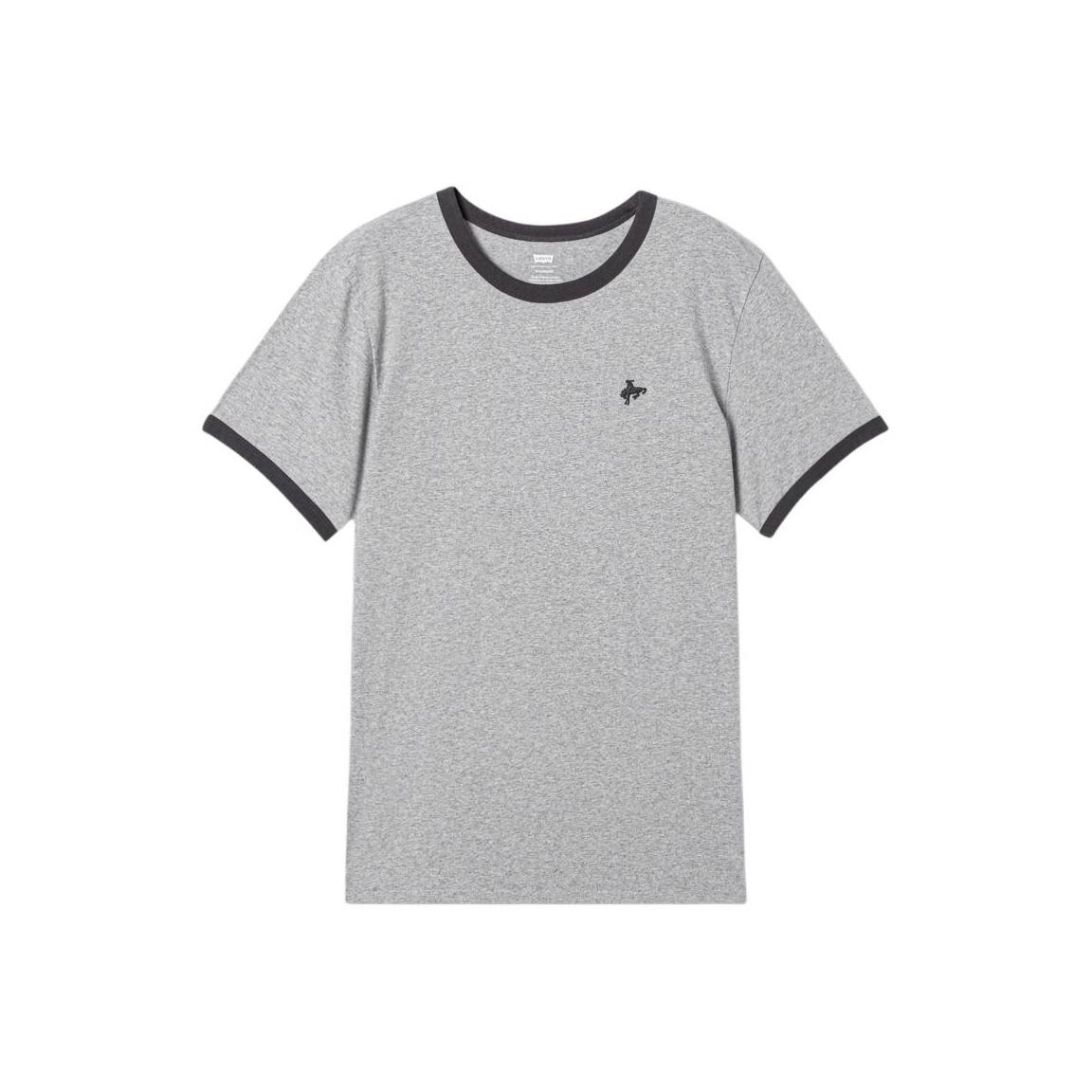 

Levis Простая Удобная Повседневная Трикотажная Футболка с Круглым Вырезом и Коротким Рукавом Мужские Топы 003R5-0001 L