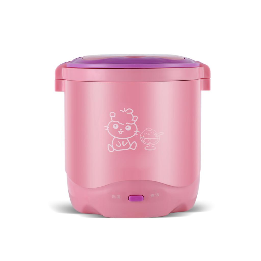 Mini Garnek do Gotowania Ziarna 1,2L, 220V 200W Przenośny Mini Ryżowar - Wysokiej Jakości Stal Nierdzewna, Wielofunkcyjne Gotowanie w Podróży