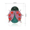 Vintage Rhinestone Beetle Brooch Fashion Animal Insects Seven Stars Ladybird Pin For Men Women Clothing Jewelry Accessories Gift