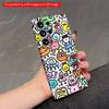 2DFlat Samsung Phone Case Colorful Doodle Characters Phone Case Applicable To Galaxy S22 S23 S24 S25ULTRA S26 A12 A13 A14 A15 A16 A34 A35 A54 A55
