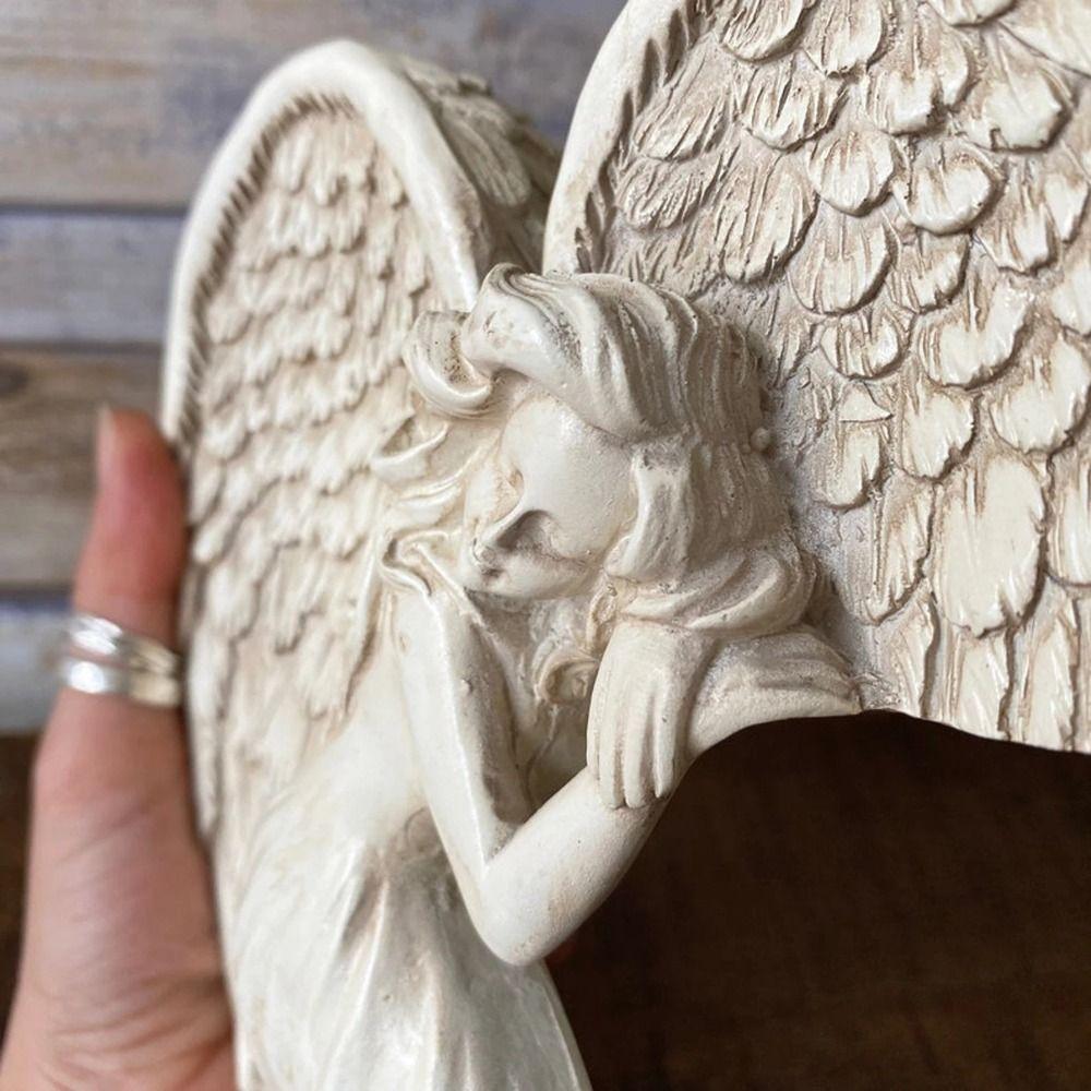 Beautiful Gift Goddesses Sculpture Door Frame Decoration Angel Wing Sculpture Angel Wing Pendant